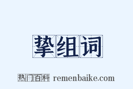 挚组词是什么意思的图片